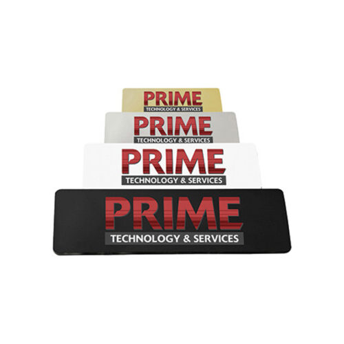 3" x 1" Metal Name Badge
