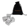 4 Pack Stainless Steel Whiskey Ice Cube Set