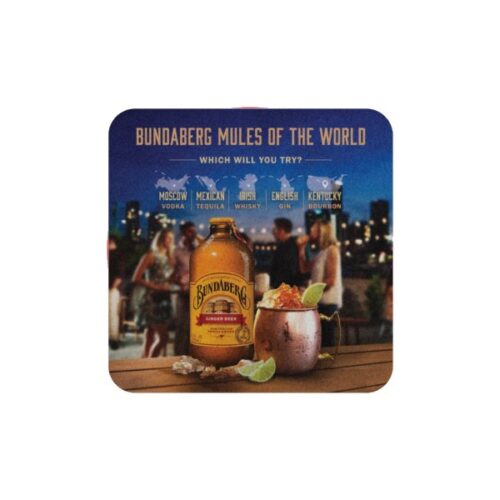 4" Square Pulpboard Coasters