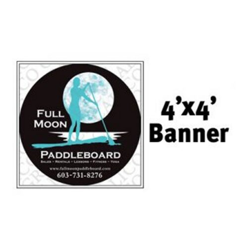 4' x 4' Banner