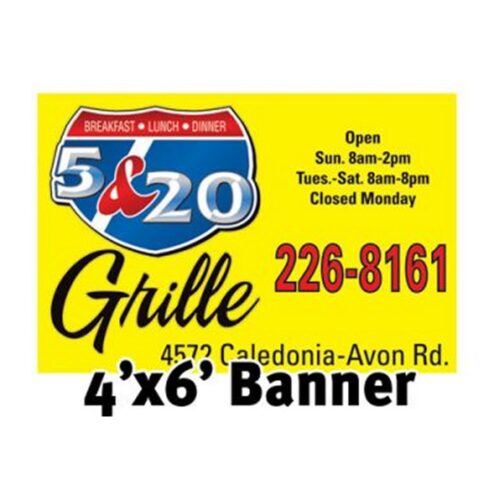 4' x 6' Banner