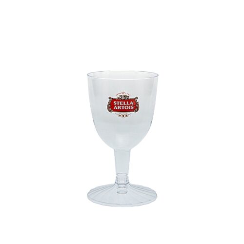 5 oz Clear Plastic Wine Goblet