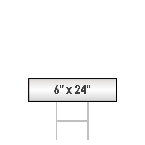 6" x 24"