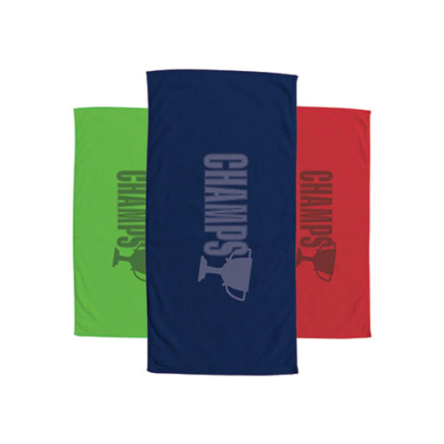 70" x 35" Beach Terry Velour Towels Dobby Hem