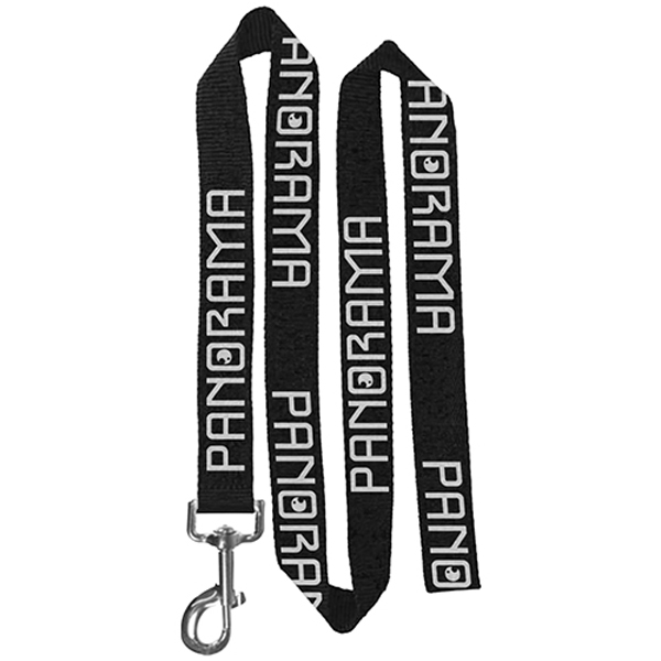 72LPolyesterPetLeashwithMetalCarabiner-Black