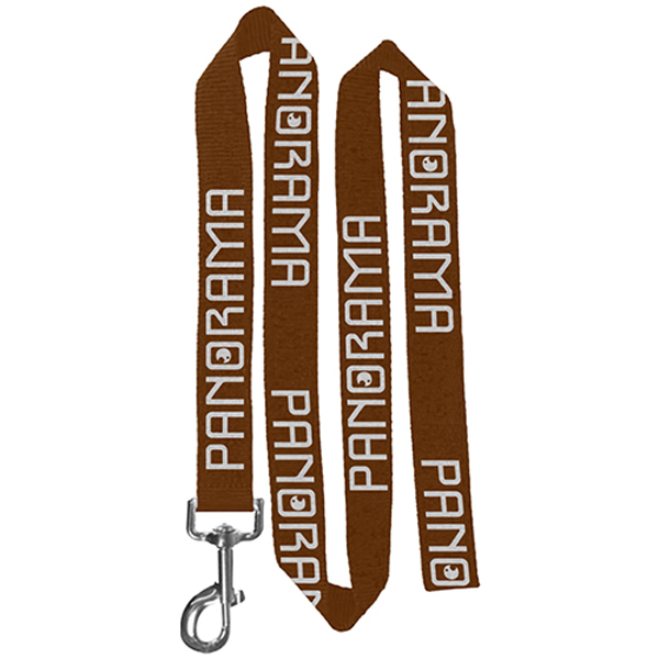 72LPolyesterPetLeashwithMetalCarabiner-Brown