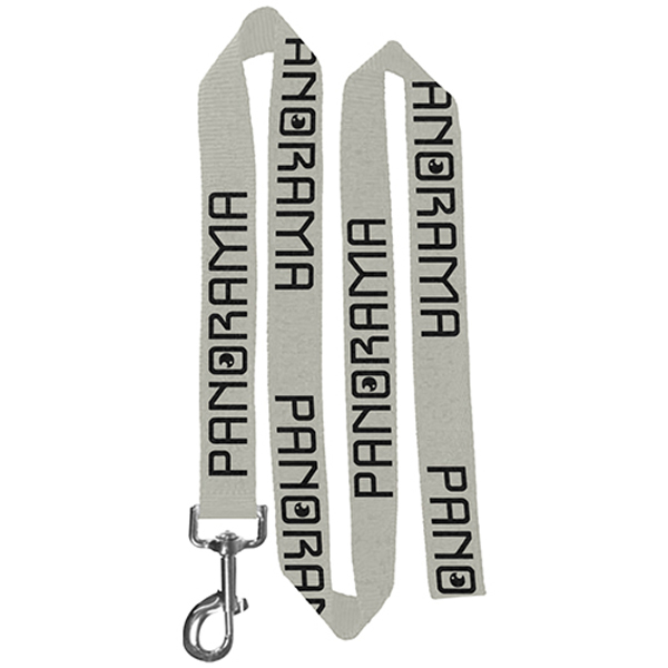 72LPolyesterPetLeashwithMetalCarabiner-Gray