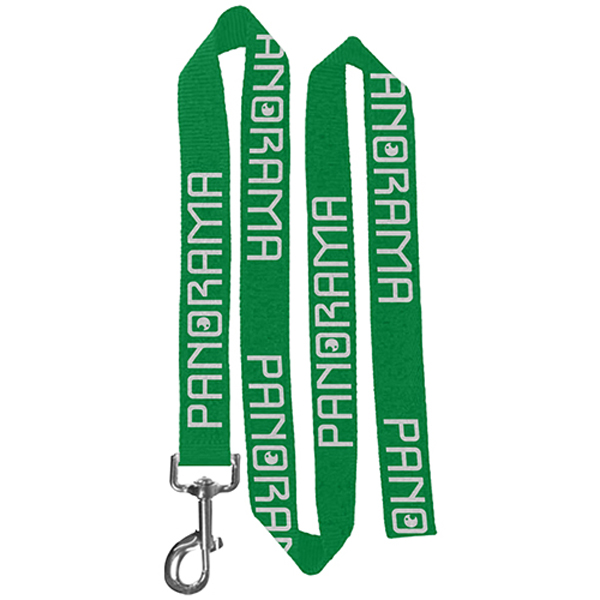 72LPolyesterPetLeashwithMetalCarabiner-Green