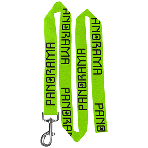 72LPolyesterPetLeashwithMetalCarabiner-Lime