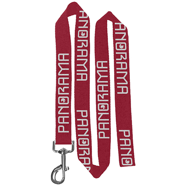 72LPolyesterPetLeashwithMetalCarabiner-Maroon