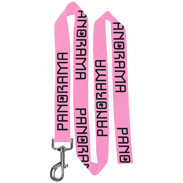 72LPolyesterPetLeashwithMetalCarabiner-Pink