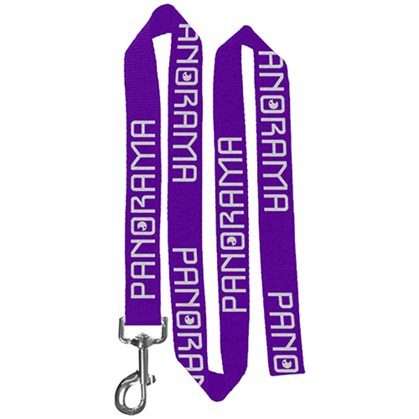 72LPolyesterPetLeashwithMetalCarabiner-Violet