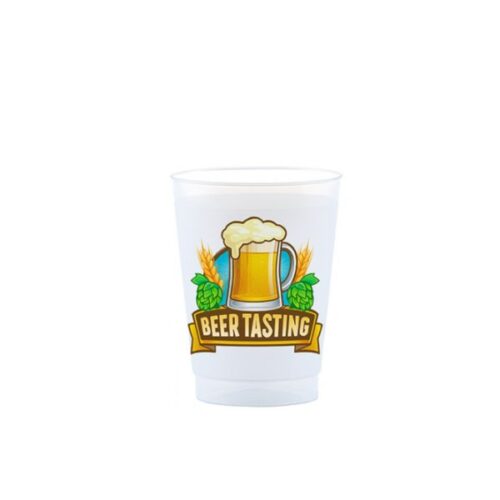 8 oz Full Color Unbreakable Frosted Frost-Flex Cups