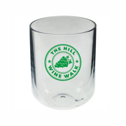8 oz Plastic Stemless Wine Glass
