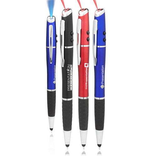 Aero Stylus Pens with LED Light and Laser Pointer