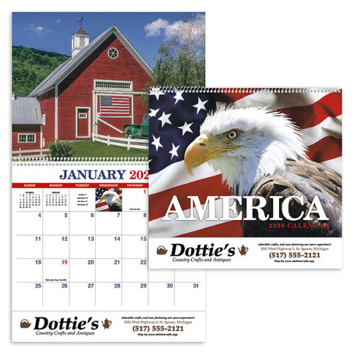 America Spiral Appointment Calendar