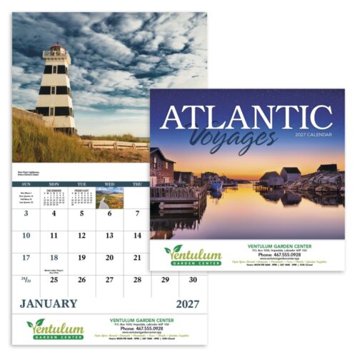 Atlantic Voyages 13 Month Spiral Calendar