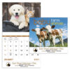 Baby Farm Animals 13 Month Stapled Calendar