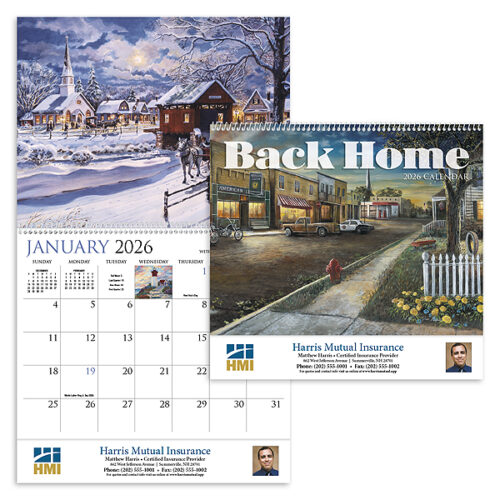 Back Home Spiral Appointment Calendar