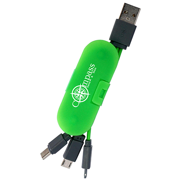 CableWrapPhoneStand-Green