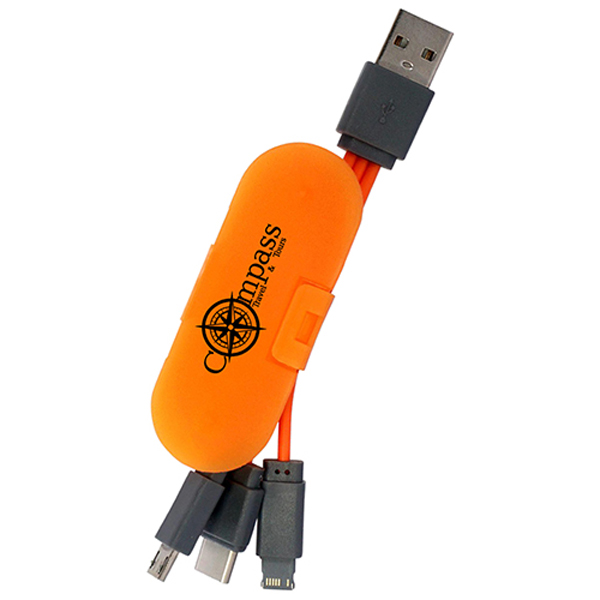CableWrapPhoneStand-Orange