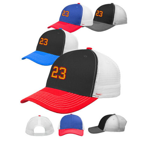 Cameron Snap Back Tri-Color Baseball Caps