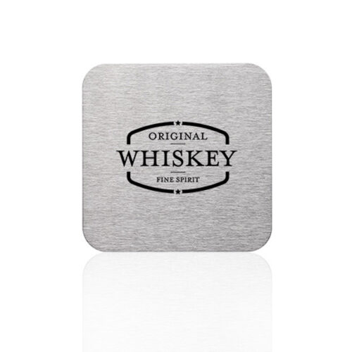 Carson Stainless Steel Square Drink Coasters