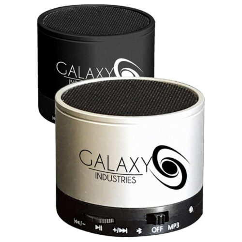 Circular Pocket Bluetooth Steel Speaker