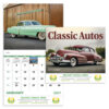 Classic Autos 13 Month Stapled Calendar