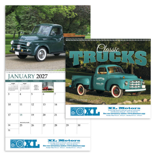 Classic Trucks Spiral Appointment Calendar