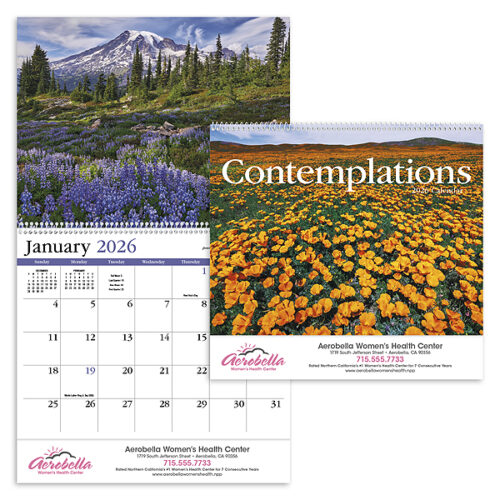 Contemplations Spiral Appointment Calendar