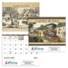 Currier & Ives 13 Month Spiral Calendar