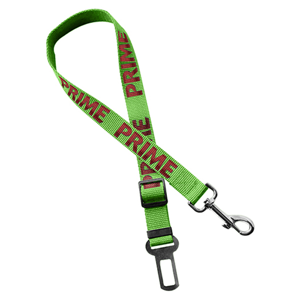 EcoFriendlyAdjustablePetSafetySeatbeltLeash-Lime