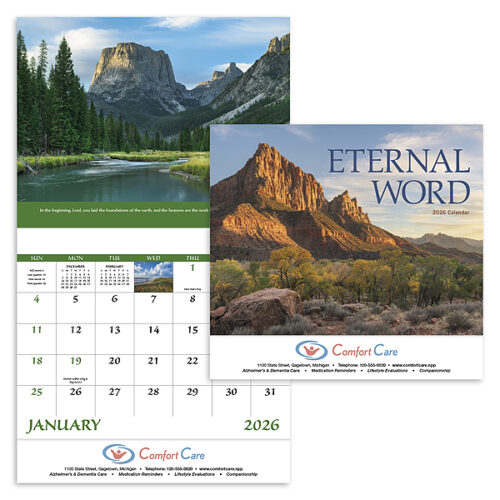 Eternal Word 13 Month Stapled Calendar