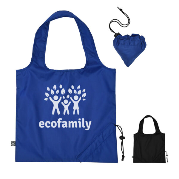 Foldaway Tote Bag With 100% RPET Material