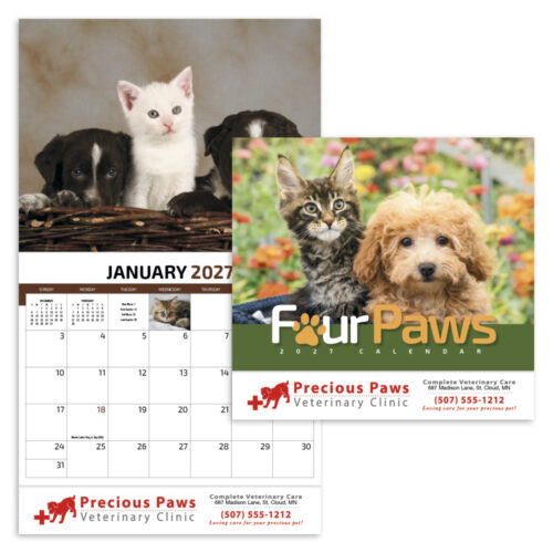 Four Paws Appointment Calendar
