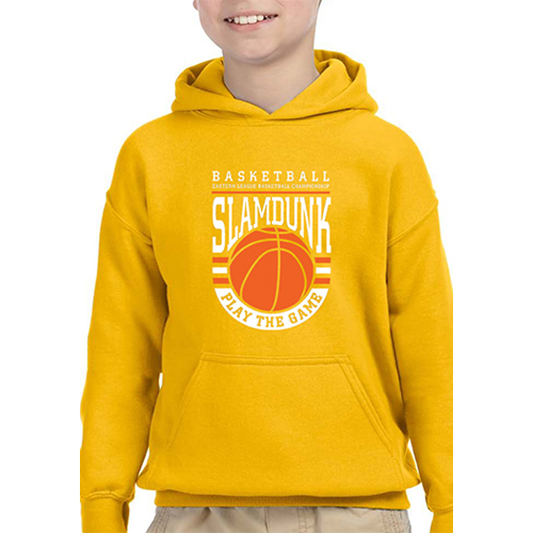 GildanHeavyBlendYouthHoodedSweatshirts-Gold