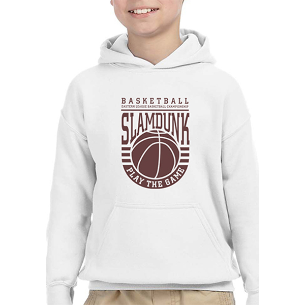 GildanHeavyBlendYouthHoodedSweatshirts-White