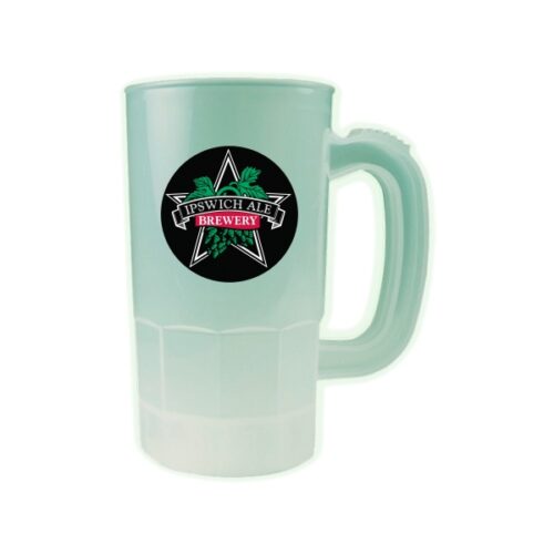 14 oz Full Color Glow In The Dark Plastic Mug