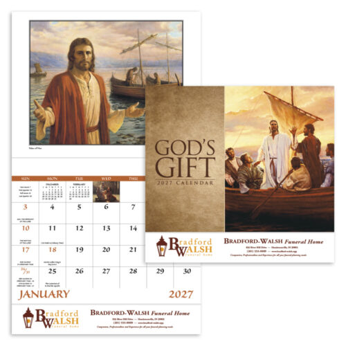 God's Gift 13 Month Stapled Calendar