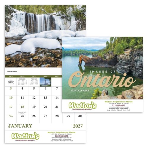 Images of Ontario 13 Month Spiral Calendar
