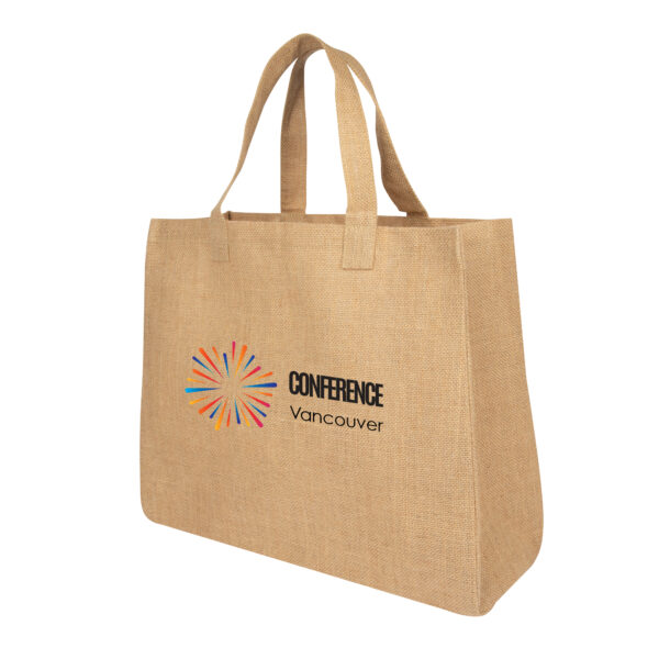 Juliet Jute Tote Bag