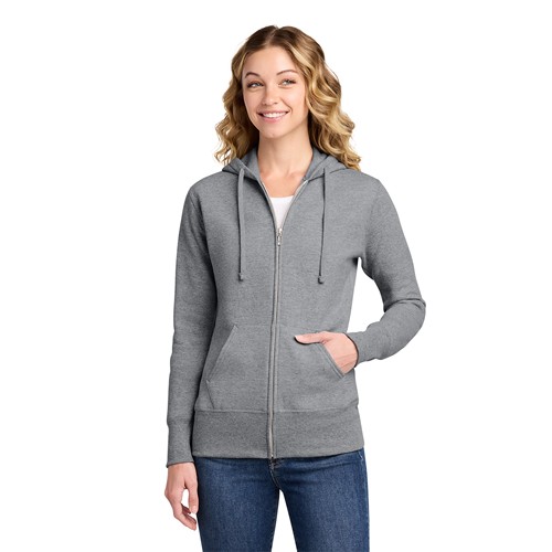 Port & Co Women'S Core Fleece Full-Zip Hooded Sweatshirt