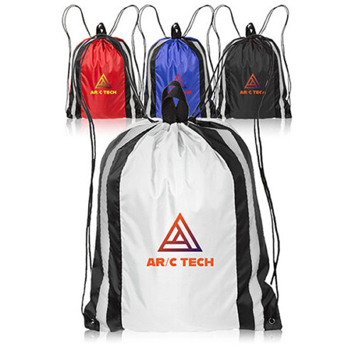 Large Reflector Drawstring Backpacks