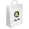 Large FSC Certified White Paper Bag
