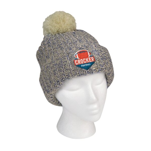 Grace Pom Beanie With Cuff