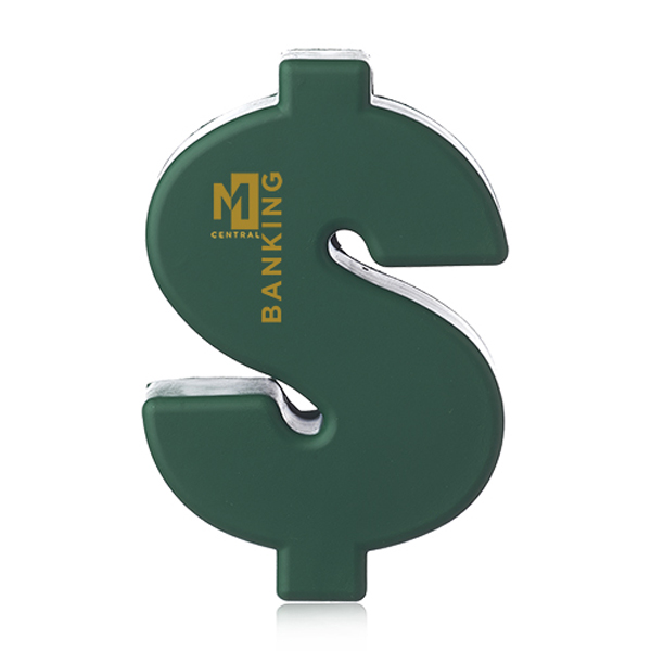 MoneySignShapedStressBalls-GREEN