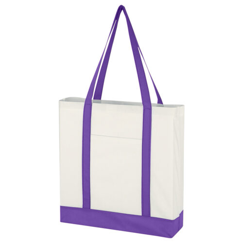 Non-Woven Tote Bag With Trim Colors