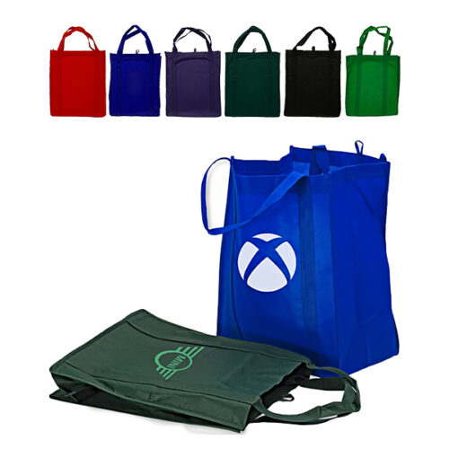 Non-Woven Shopper Tote with Plastic Stability Insert