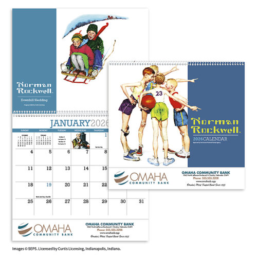 Norman Rockwell Spiral Appointment Calendar